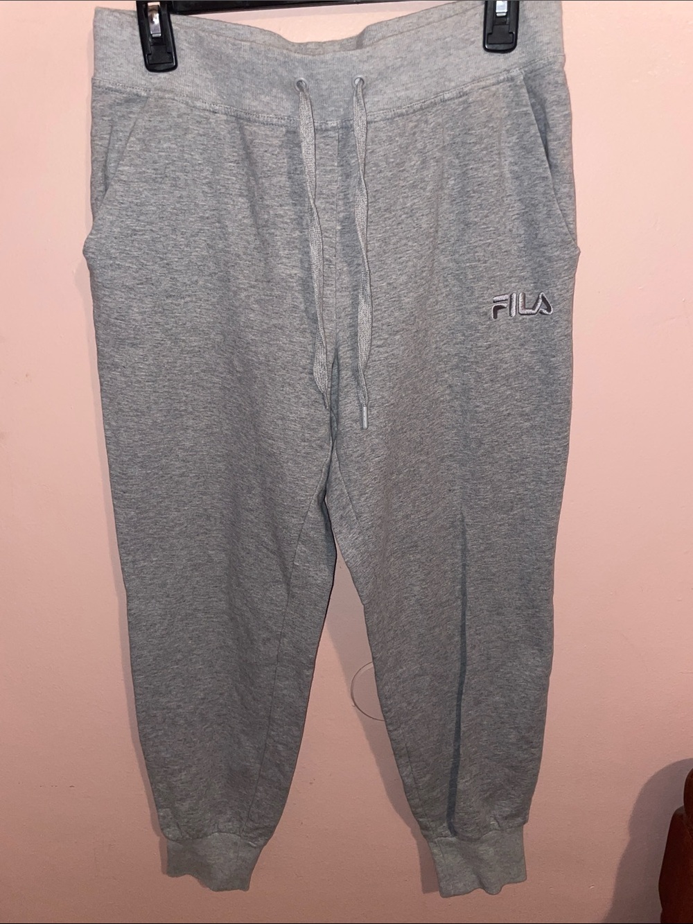 FILA Women’s Light Gray Logo Joggers